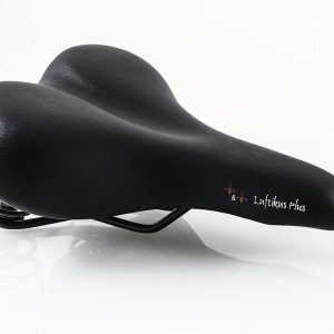 P&P City Sattel Luftikus Plus Relaxed schwarz L270 x  B210 mm / 720 g Unisex