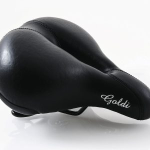 P&P City Sattel Goldi Relaxed schwarz L270 x  B210 mm / 720 g Unisex
