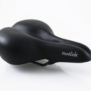P&P City Sattel Nordlicht Feder Relaxed schwarz L262 x  B210 mm / 645 g Unisex