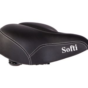P&P City Sattel Softi Relaxed schwarz L260 x  B270 mm / 930 g Unisex