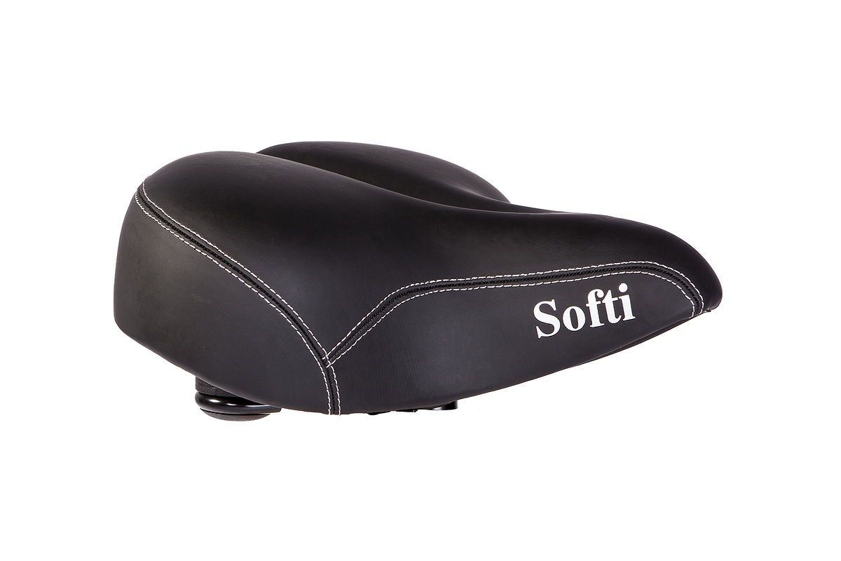 P&P City Sattel Softi Relaxed schwarz L260 x B270 mm / 930 g Unisex