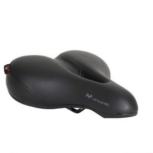 P&P City Sattel Luftikus Neo Relaxed schwarz L270 x  B215 mm / 724 g Unisex