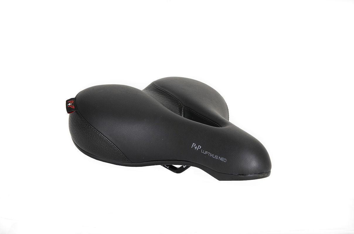 P&P City Sattel Luftikus Neo Relaxed schwarz L270 x B215 mm / 724 g Unisex