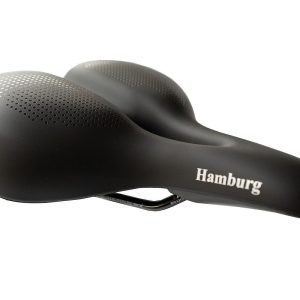 P&P City Sattel Hamburg Relaxed schwarz L268 x  B255 mm / 574 g Unisex