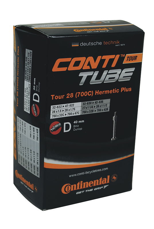 Continental Fahrradschlauch Hermetic Plus 28" 28" SV 42 mm 32/47-622/42-635