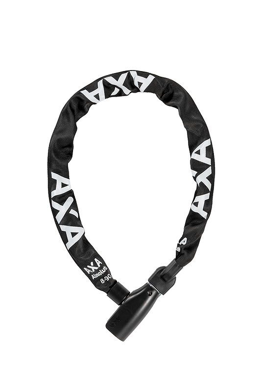 AXA Kettenschloss Absolute 8 mm schwarz 90 cm
