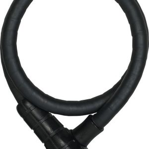 ABUS Panzerkabelschloss Microflex 6615K/85/15 BK SCMU 15 mm schwarz 85 cm