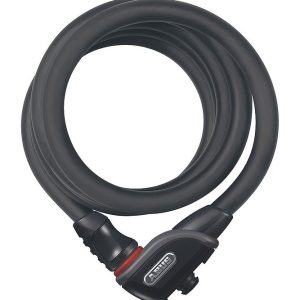 ABUS Spiralkabelschloss Phantom 8950/180 TexFL 15 mm schwarz 180 cm