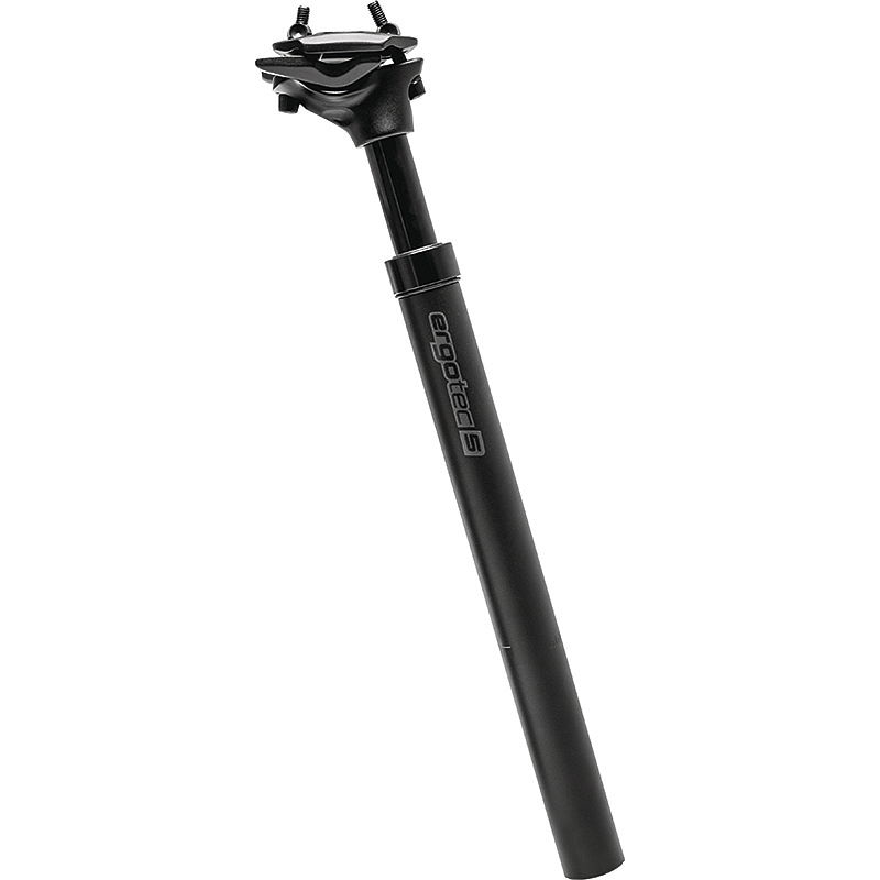 ergotec Federsattelstütze SP-10.0 ca. 70-120 kg 27,2 mm schwarz 350 mm