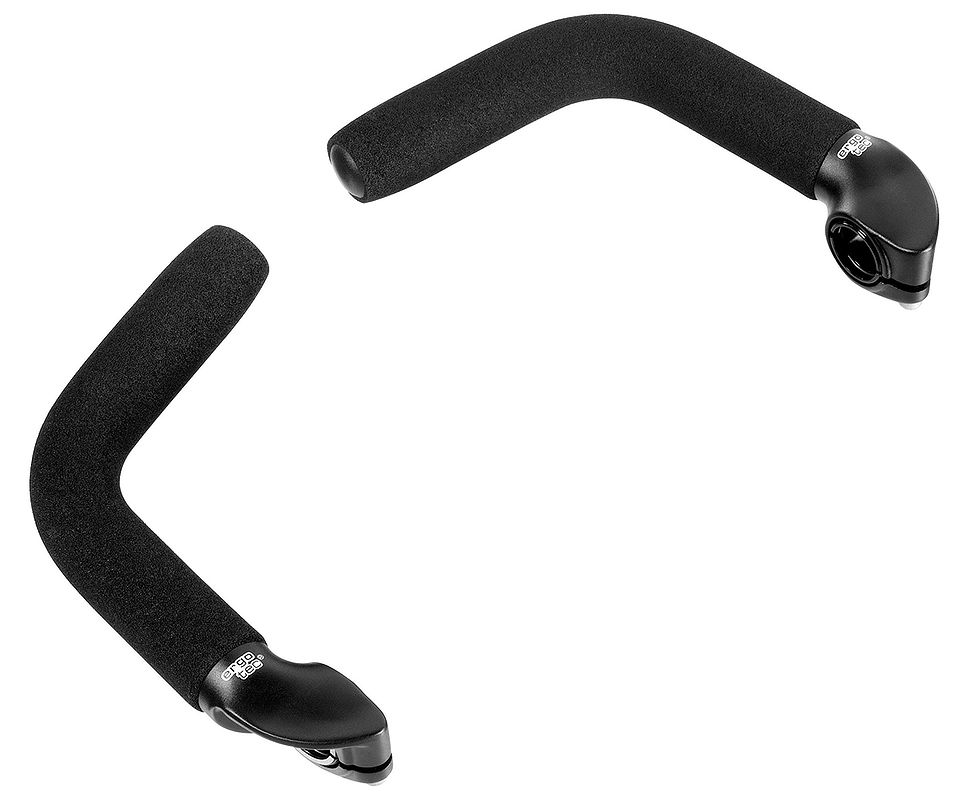 ergotec Bar Ends Evo Touring Touring L schwarz-matt SB-Verpackung