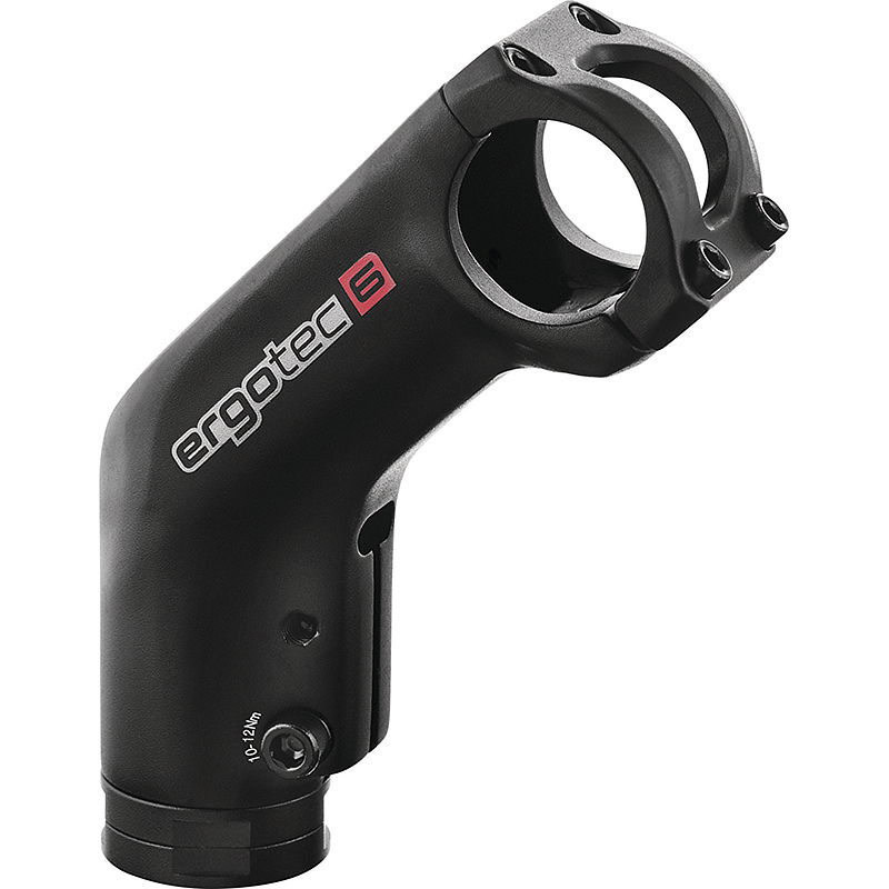 ergotec Ahead-Vorbau High Barracuda i-Einstellring 110 mm schwarz sand. 31,8 mm 1 1/8" 45°