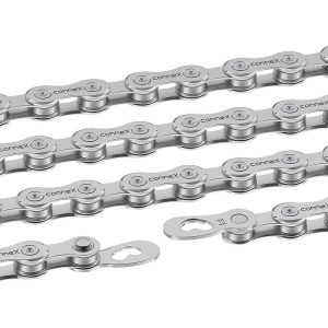 Connex Fahrrad Kette 10s0 10-fach silber 114 Glieder, 1/2" x 11/128"