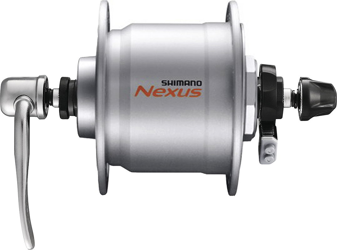 Shimano Nabendynamo Schnellspanner silber EDHC30003NQAASG