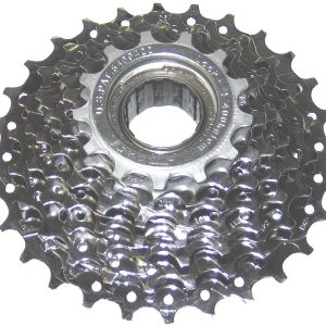 Sunrace Schraubzahnkranz 7-fach silber MFM307CS-BOX 13-28 Zähne