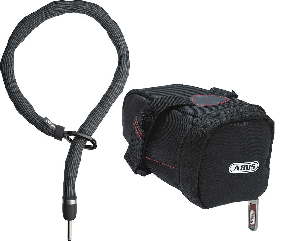 ABUS Anschließkette Adaptor Chain Superior 7KS/100BK + ST5950 inkl. Tasche 7 mm schwarz 100 cm