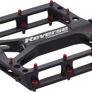 Reverse Plattformpedal Black One schwarz/rot  SB-Verpackung