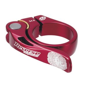 Reverse Sattelstützklemme Long Life 34,9 mm rot