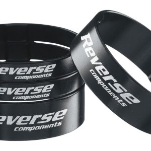Reverse Spacer Set Ultralight schwarz 1 1/8" 5 + 10 mm SB-Verpackung