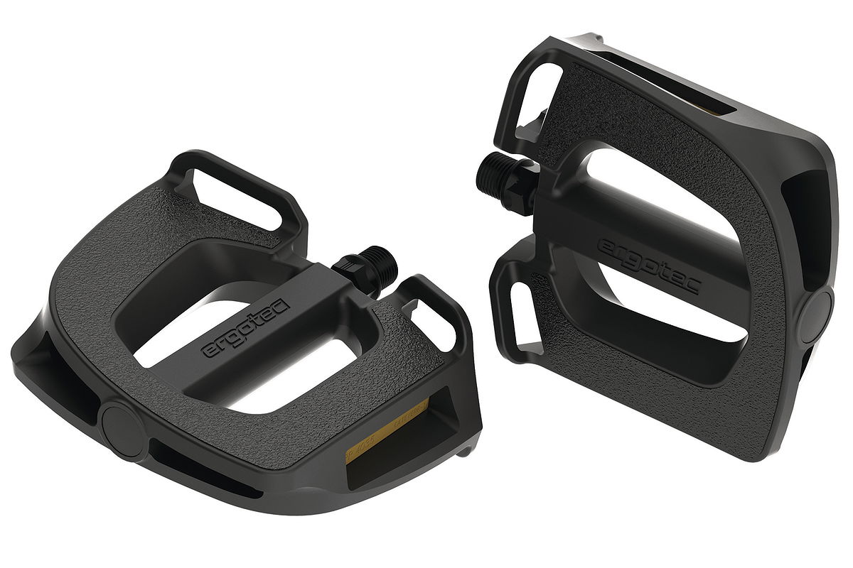 ergotec Trekking-/Comfort-/City Pedal EP-2 schwarz SB-Verpackung