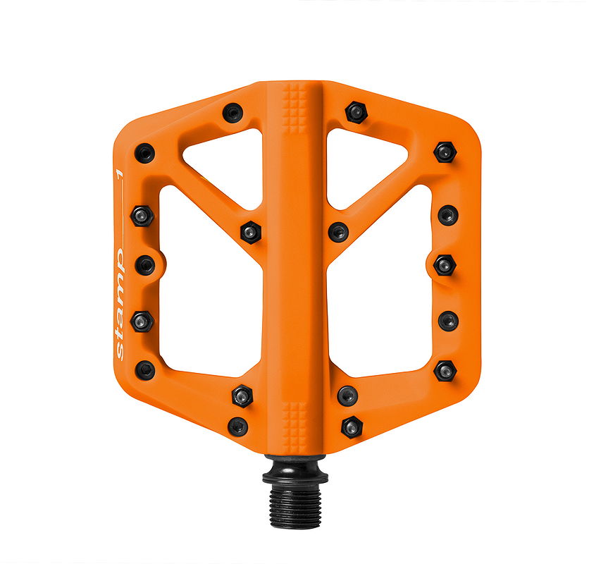 crankbrothers Plattformpedal Stamp 1 Small Größe S 37-43 orange SB-Verpackung