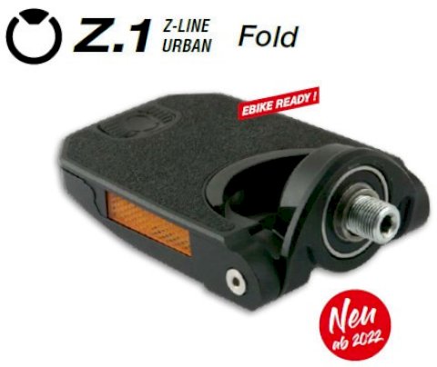 by.schulz Falt Pedal Z.1 Urban Fold schwarz SB-Verpackung