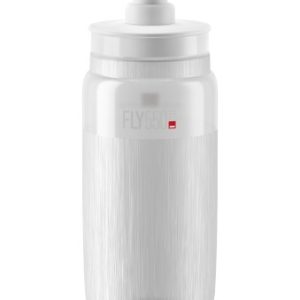Elite Trinkflasche FLY Tex klar, graue Graphik 0,55 L