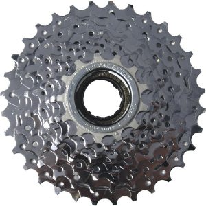 Sunrace Schraubzahnkranz 9-fach für E-Bikes silber MFE909CU-BOX 13-32 Zähne