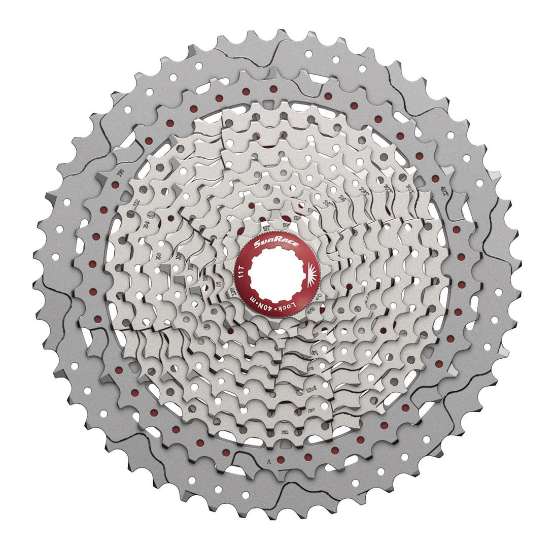 Sunrace Kassette 11-fach silber/metallic CSMX80.EA1R.XS0.BX 11-51 Zähne