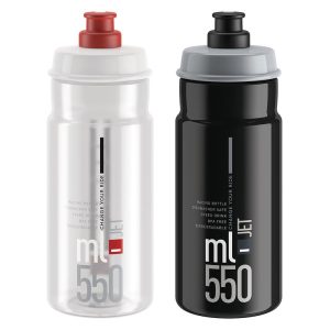 Elite Trinkflasche JET klar, rot graphik 0,55 L