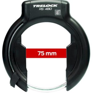 TRELOCK Rahmenschloss RS 480 P-O-C XL NAZ 75 mm schwarz SB-Verpackung