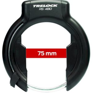TRELOCK Rahmenschloss RS 480 P-O-C XL AZ 75 mm schwarz SB-Verpackung