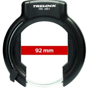 TRELOCK Rahmenschloss RS 481 P-O-C XXL AZ 92 mm schwarz SB-Verpackung