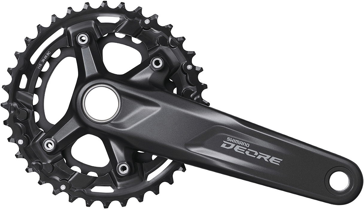 Shimano Kettenradgarnitur Deore FCM5100 2-PIECE 36x26 Zähne schwarz 175 mm EFCM51002EX66
