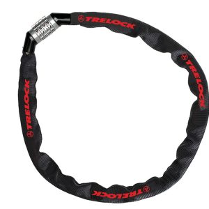 TRELOCK Zahlen-Kettenschloss BC 115 CODE 4 mm schwarz 110 cm