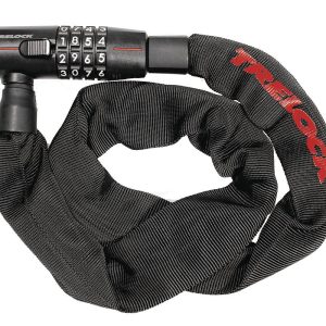 TRELOCK Zahlen-Kettenschloss BC 280 Code 5 mm schwarz 85 cm