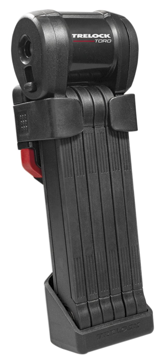 TRELOCK Faltschloss FS 580 Toro X-Press AirTag schwarz 90 cm