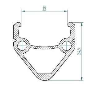 Dynamic Vorderrad 27,5" Dynamic 4 mit ND Schnellspanner schwarz 27,5 Nabendy.DHC3003NQAAL
