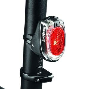 B&M LED Batterierücklicht Secula permanent Sattel / Seitenstrebenmontage