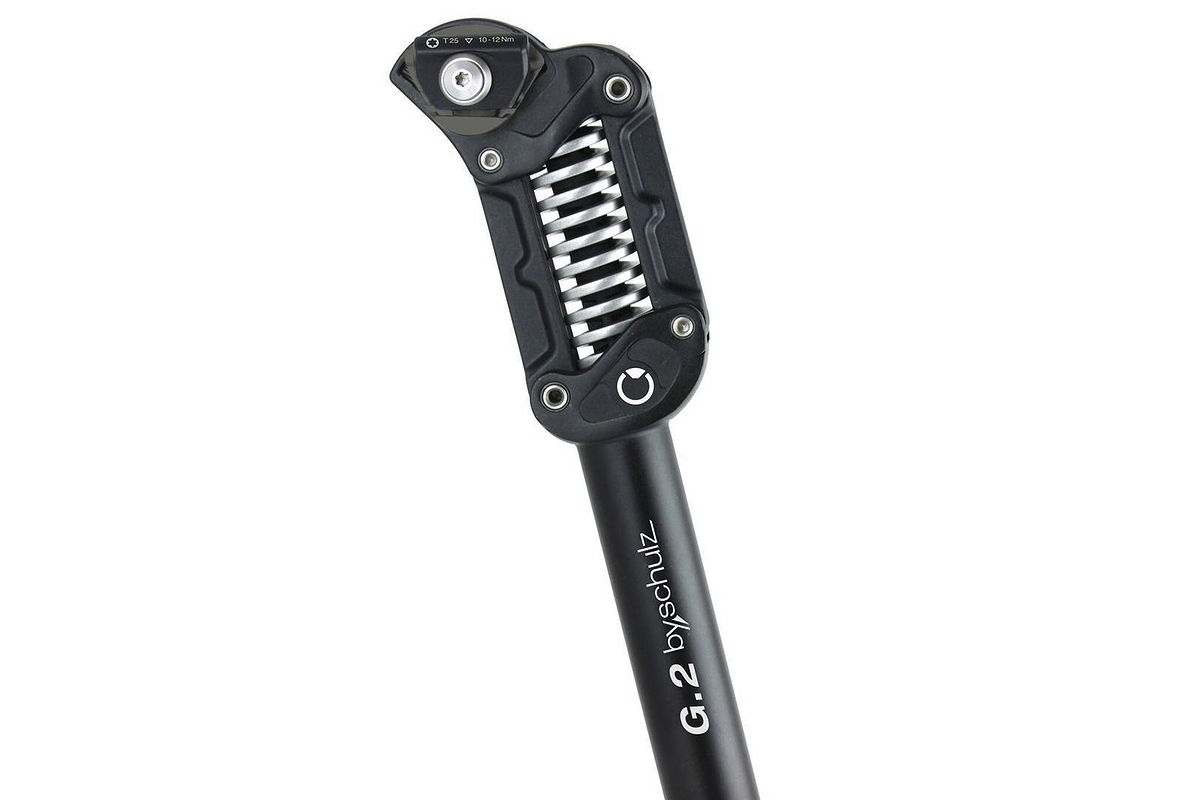 by.schulz Federsattelstütze Parallelogramm G.2 LT standard 80-105 kg 27,2 mm schwarz 380 mm