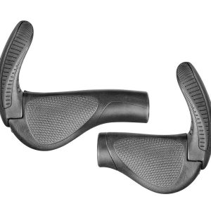 Ergon Lenkergriff GP3-S mit Bar Ends schwarz/grau lang/kurz (Nexus/Rohloff)
