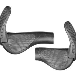 Ergon Lenkergriff GP3-L mit Bar Ends schwarz/grau lang/kurz (Nexus/Rohloff)