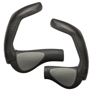 Ergon Lenkergriff GP5-L mit Bar Ends schwarz/grau lang/kurz (Nexus/Rohloff)