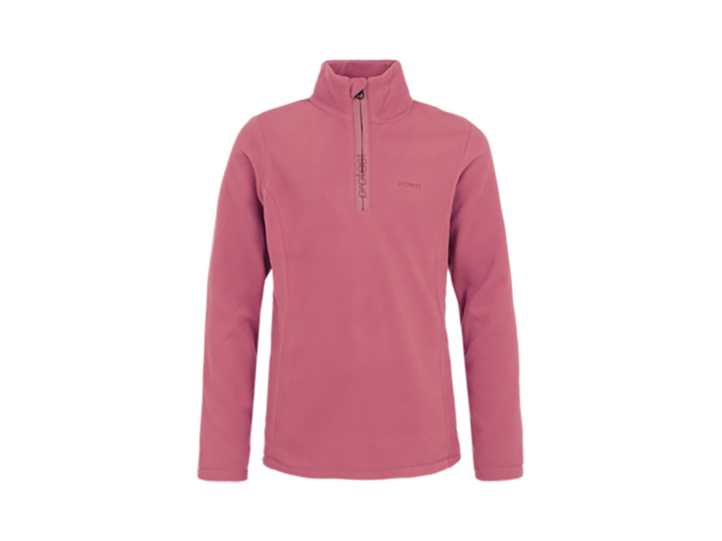 Protest Mutey Mädchen 1/4 Zip Top – Rose Dust