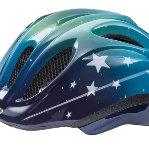KED Kinderhelm Meggy II Trend Stars Blue Green Glossy blau grün glänzend S/M (49 – 53 cm)