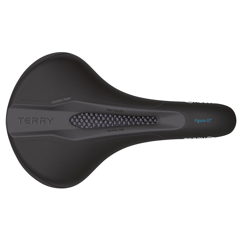 Terry Sport Sattel Figura GT Fitness schwarz L280 x B168 mm / 250 g Herren