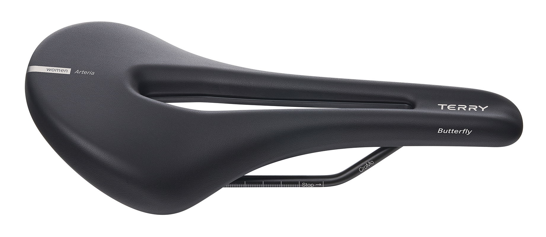 Terry Sport Sattel Butterfly Arteria MTB/ Rennsattel schwarz L273 x B165 mm / 260 g Da