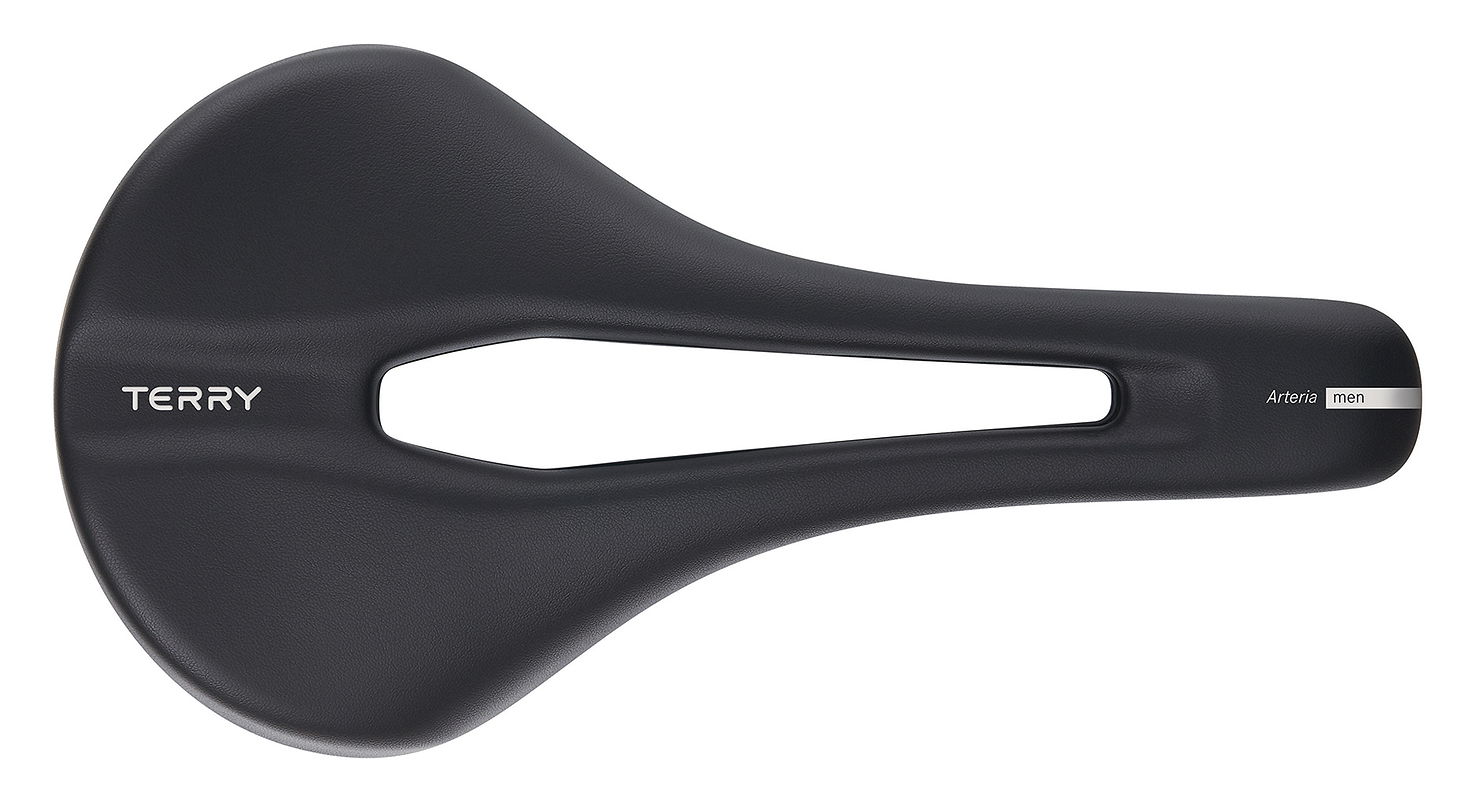 Terry Sport Sattel Fly Arteria Max MTB/ Rennsattel schwarz L275 x B173 mm / 275 g He