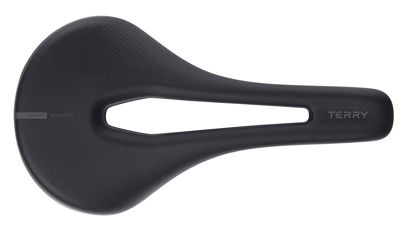 Terry Sport Sattel Butterfly Arteria Gel MTB/ Rennsattel schwarz L273 x B165 mm / 275 g Da