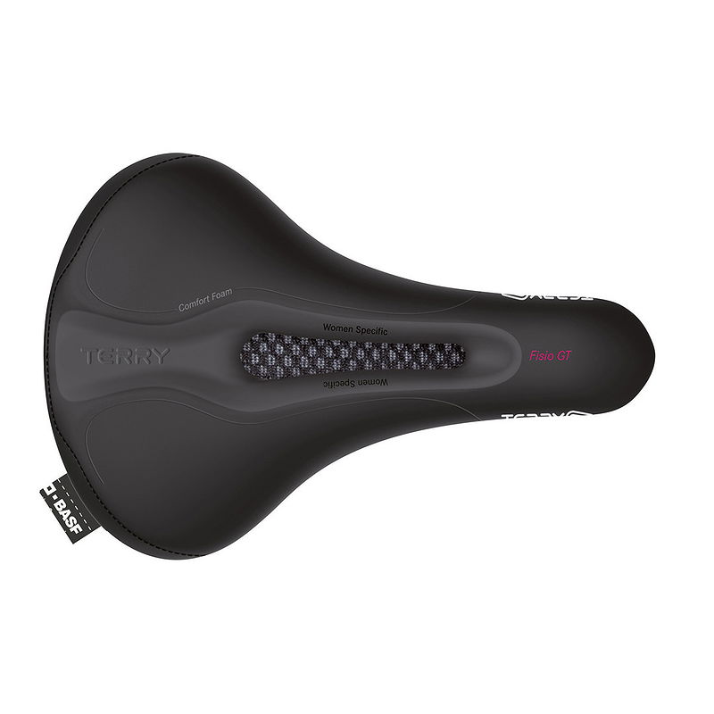 Terry Trekking Sattel Fisio GT Max Touring schwarz L255 x B185 mm / 505 g Damen