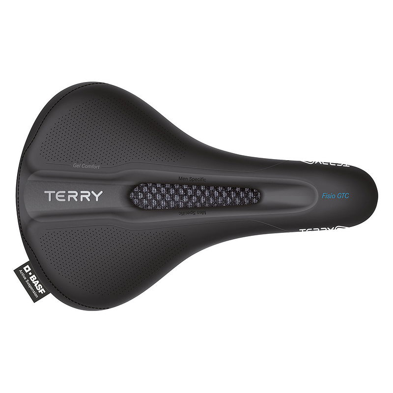Terry Trekking Sattel Fisio GTC Gel Max Touring schwarz L270 x B185 mm / 549 g Herren